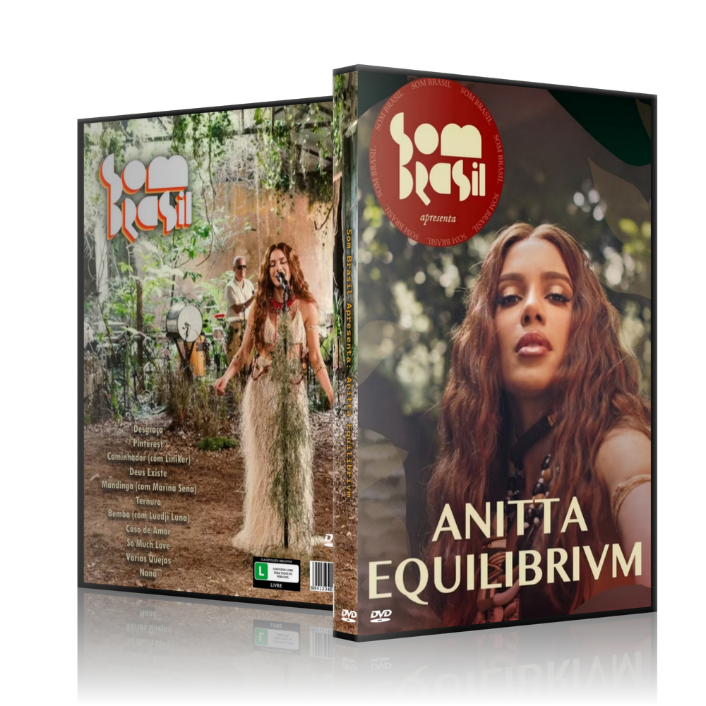 DVD Anitta Equilibrivm Ao Vivo No Som Brasil 2026 Equilibrium Ao Vivo
