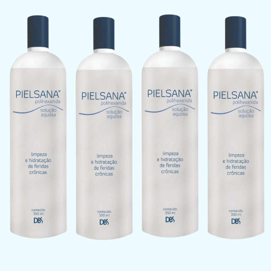 Kit 4 Solução Phmb 350ml- Polihexanida Aquosa Feridas