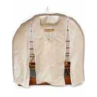 CAPA PARA GAIOLAS BUAVA ABAULADAS N° 6 COR CREME 2 ZIPERS FRONTAL E UMA JANELA FRONTAL REDONDA