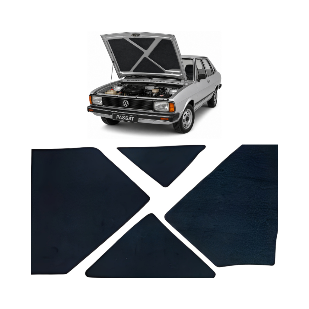 Manta Forro Capô Volkswagen Passat 1974 a 1989 Autoadesiva Grud Capo Capu Capuz Capus