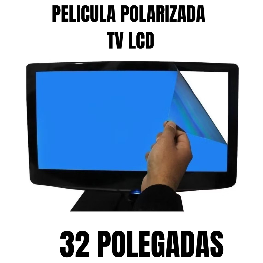 Película polarizada universal para tv 32 polegadas