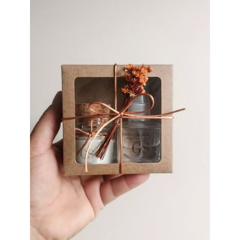 12 kit mini vela + Aromatizador home spray de 10 ml na caixinha lembrancinha casamento,chá de bebê, Aniversário 15 anos