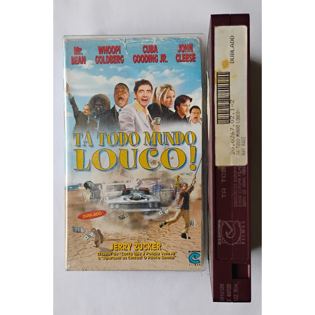 VHS Tá Todo Mundo Louco! (dublado)