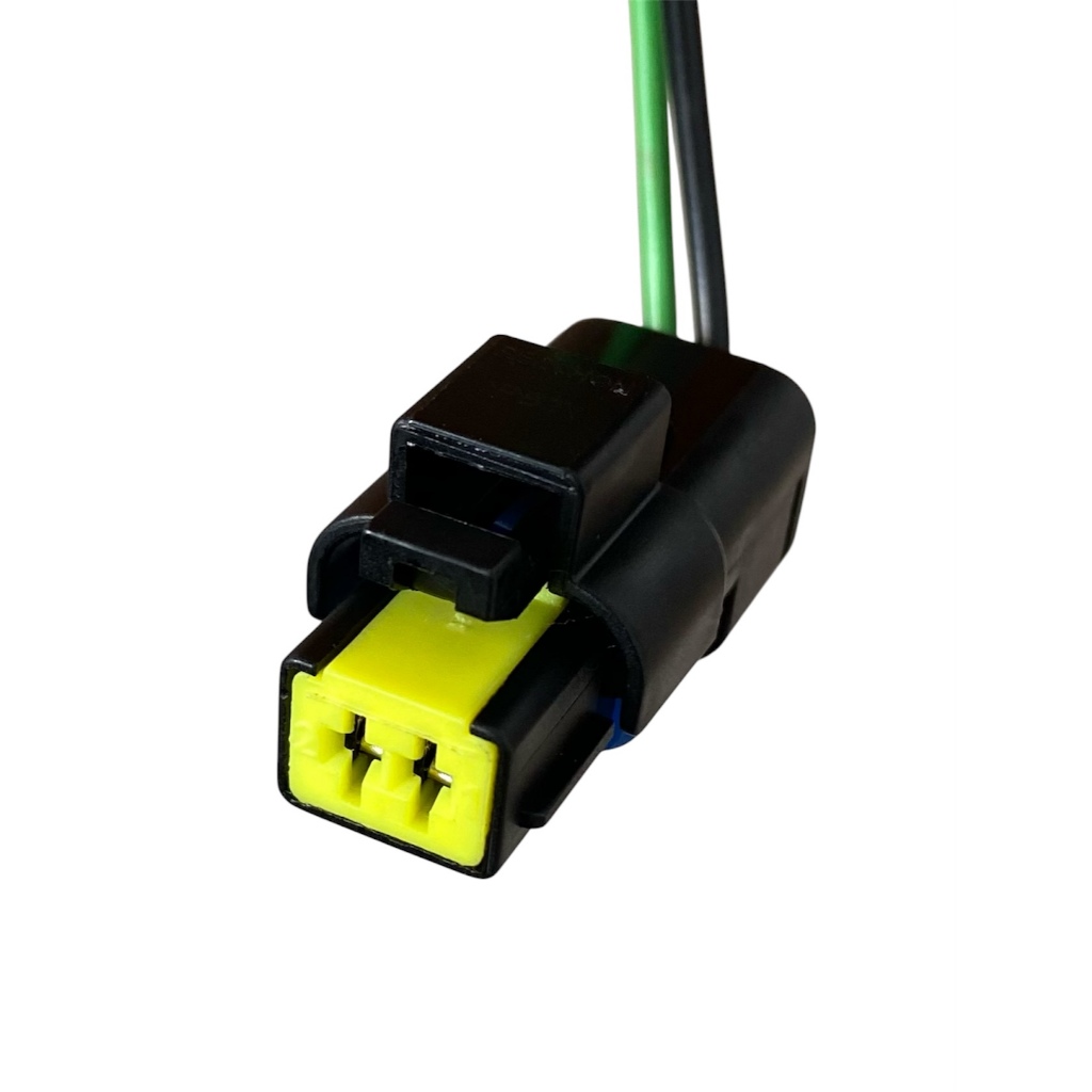 Chicote Conector Plug 2 vias/ Fios para Válvula de Controle de Vasão P/ Ford Ranger