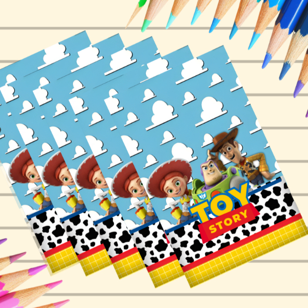 livro / Revistinha de colorir Toy story lembrancinhas  Livro de Colorir Personalizado Lembrancinha Aniversário Toy Story