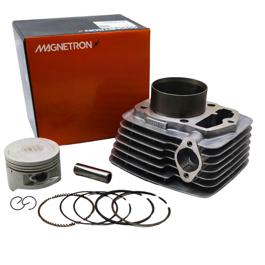 Kit cilindro motor Magnetron Honda Strada 200 Xr 200 R Nx 200 Anos 1994 ate 2002 Std pistão e Anéis