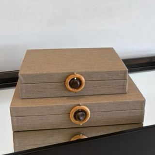 caixa decorativa/caixa decoração/caixa linho/caixa mdf/caixa