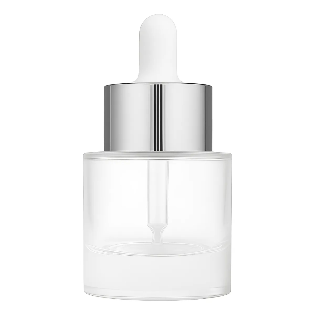 20 Frascos Vidro Transparente 30ml Conta Gotas Luxo — imagem 2 de 2
