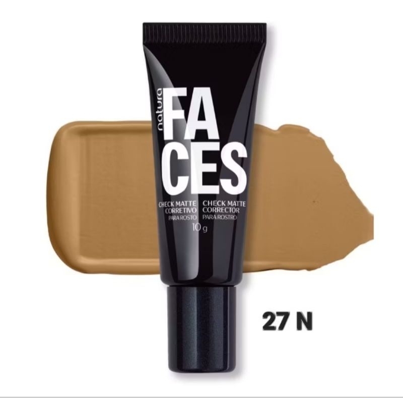 Título do produto: Base Líquida Matte Natura Faces FPS 8 20ml