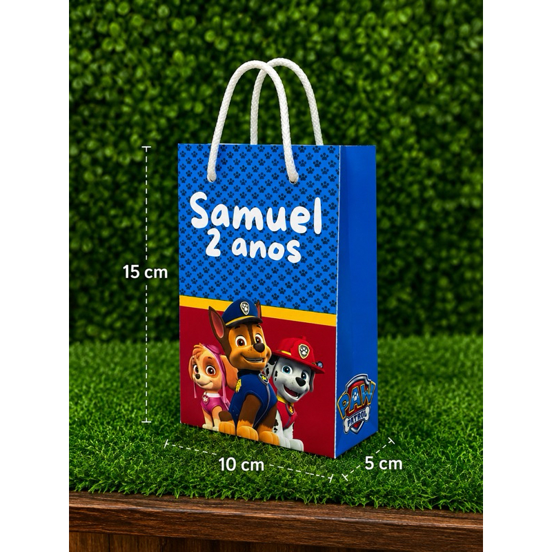 Sacolinha Personalizada Patrulha Canina – Lembrancinha de Aniversário