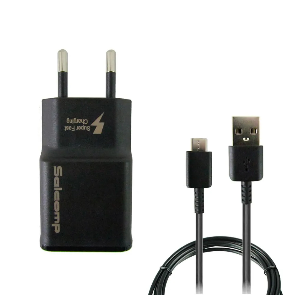 Carregador Super Rápido 15W Com Cabo USB-C 1 Metro Salcomp