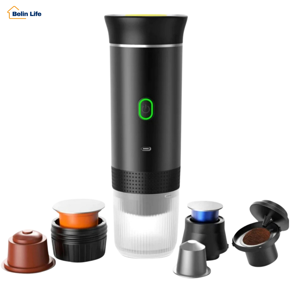 Cafeteira Eletrica Portatil Sem Fio Que Aquece Agua 3 em 1 120ml CF-1503