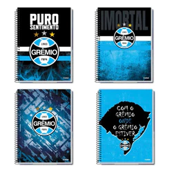Caderno Grêmio Foot-Ball Porto Alegrense Oficial - Capa Dura 80 ou 160 folhas - Imortal Tricolor - Credeal