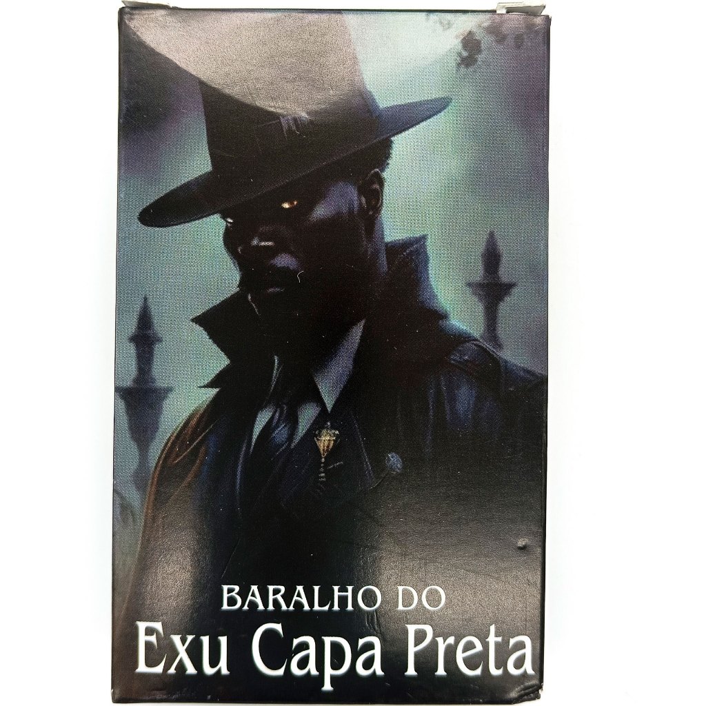 Baralho Tarot Exu Capa Preta 36 Cartas Explicativas Pronta Entrega