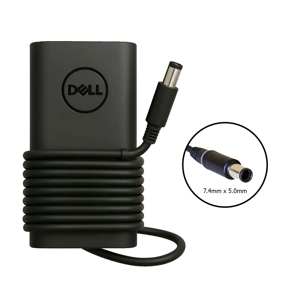 Fonte Carregador Dell 65 Watt 19.5v 3.34a Preto 7.4 x 5.00mm