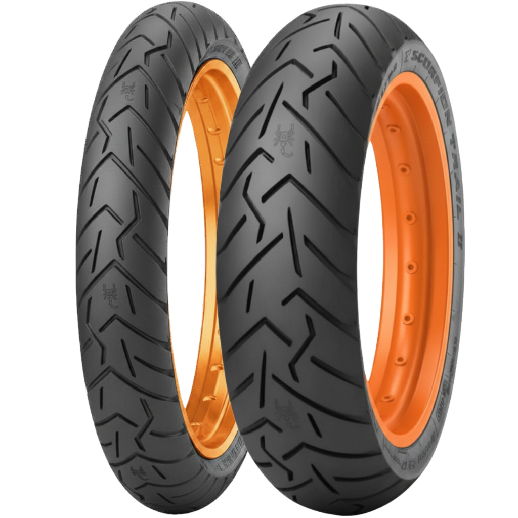 Par de Pneu 150/70r17 + 90/90-21 Pirelli Scorpion Trail 2 Bmw F800gs F800 Gs Triumph 800
