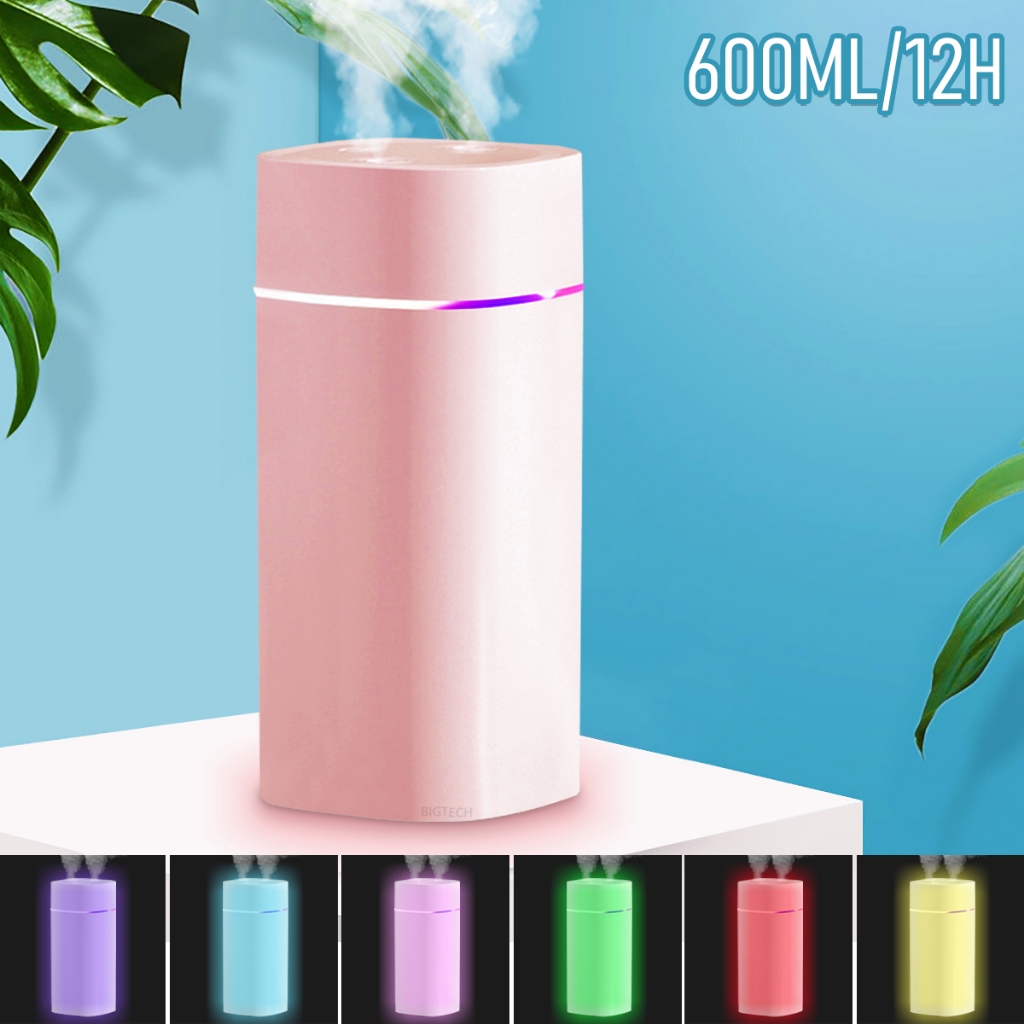 Umidificador De Ar Grande 2000ML Difusor Aromatizador Ambiente Difusor De Aromas Usb Led Purificador