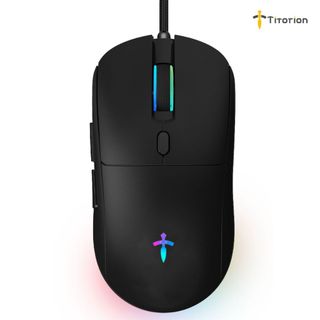 Mouse Gamer Jogo Ergonômico 7200 dpi Óptico Com Fio Led Rgb Usb Pc Computador Branco Pret…