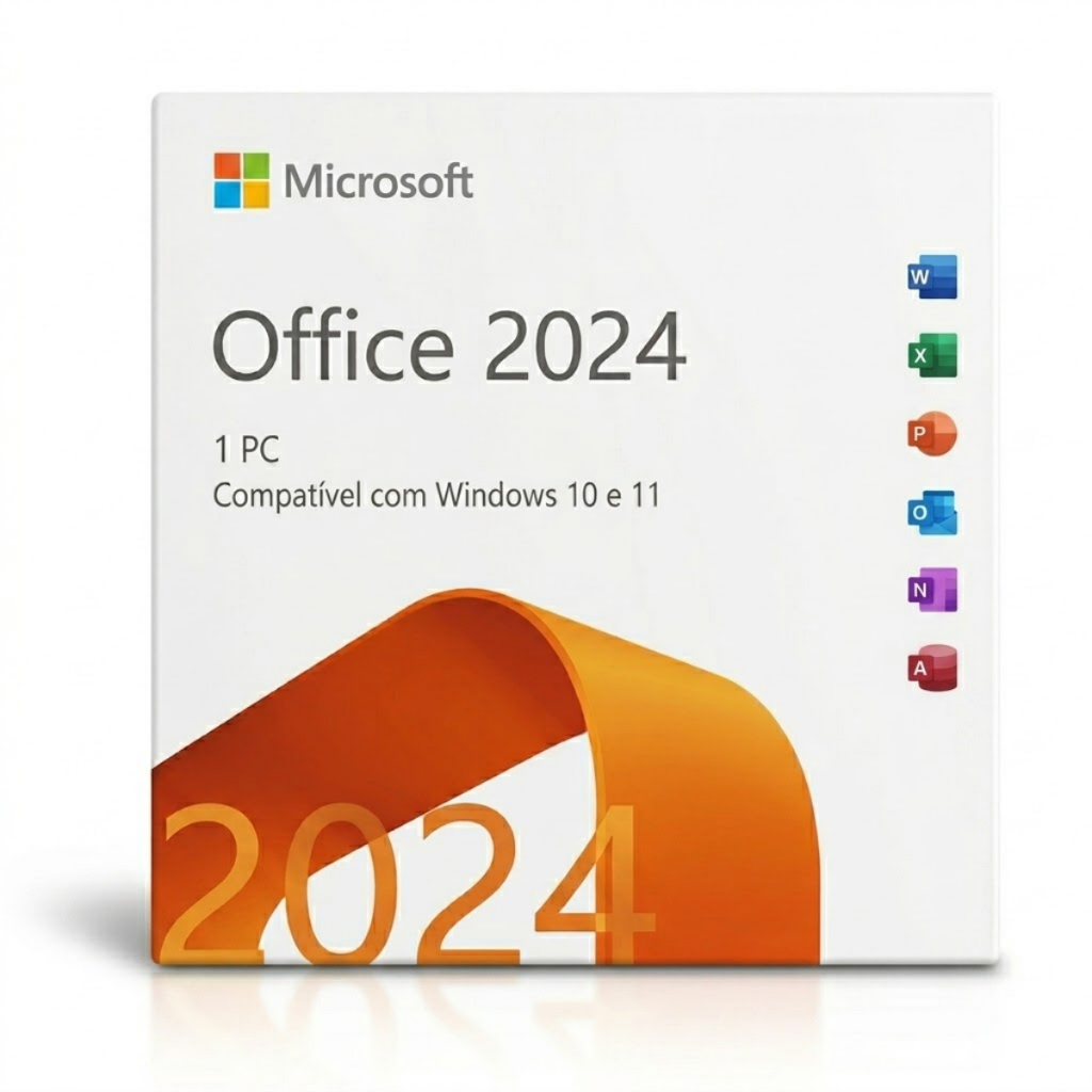 Microsoft Office 2024 Profissional Entrega Física Nota Fiscal