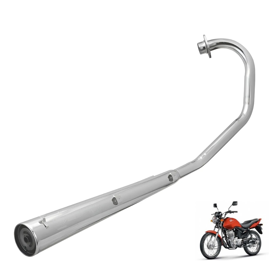 Escape Escapamento Modelo Original Fan 125 Ks Es 2009 Até 2013