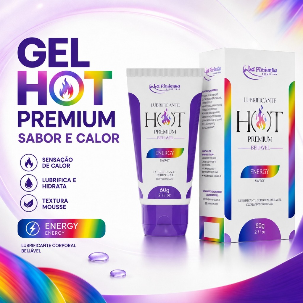 GEL CORPORAL HOT PREMIUM IDEAL PARA SUAS NOITES MAIS PICANTES