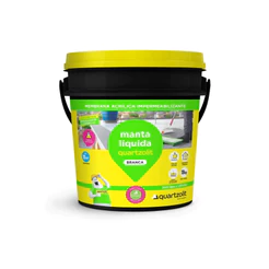 Borracha Liquida Quartzolit 4,5kg Impermeabiliza Branco