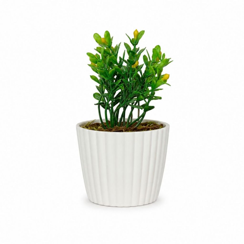 Mini Vasinhos Com Flores Artificiais Decoração para Casa Escritorio Quarto
