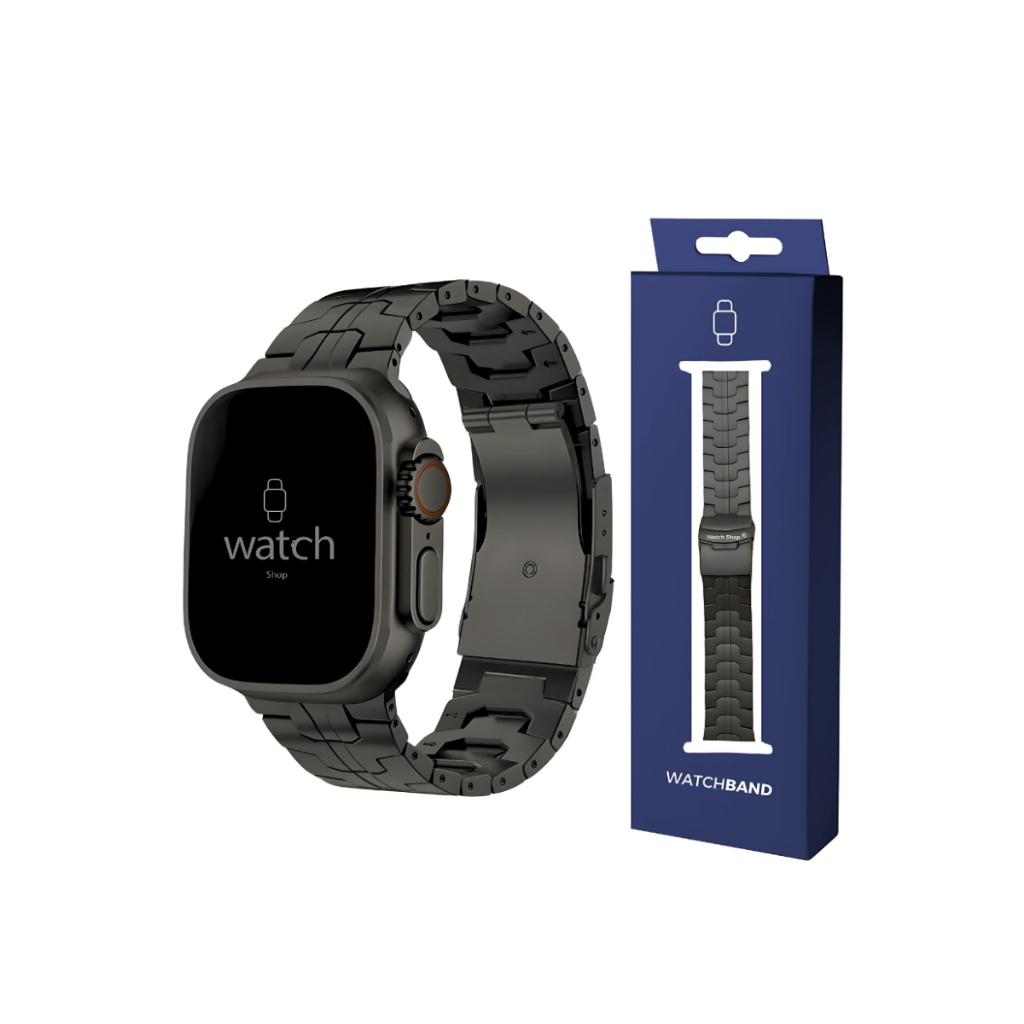 Pulseira Metal Titânio Moderna Para Apple Watch Séries SE 9 10 11 ULTRA 1 2 3 44
