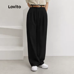 Calça Feminina Lovito Reta Alfaiataria PTNS69BX221