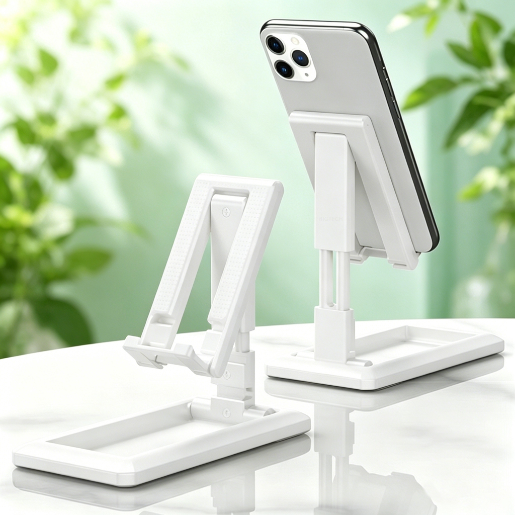 Suporte De Mesa Para Celular E Tablet Universal Dobrável Articulado Ajustável Portatil Flexível