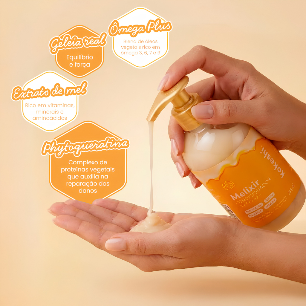 Kit Shampoo + Condicionador + Sérum Melixir Kokeshi — imagem 2 de 2