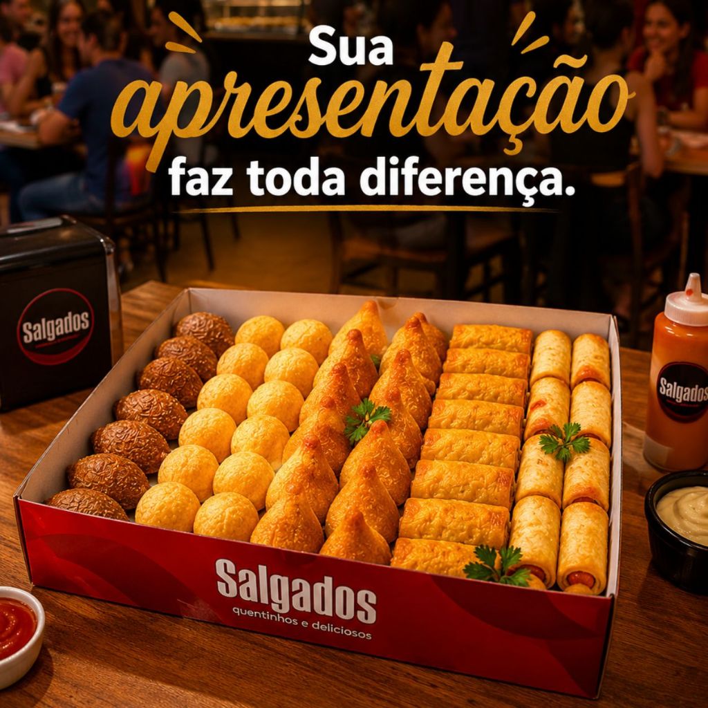 Caixa de Salgados 30x30 cm Premium | Resistente e Fácil de Montar — imagem 2 de 2