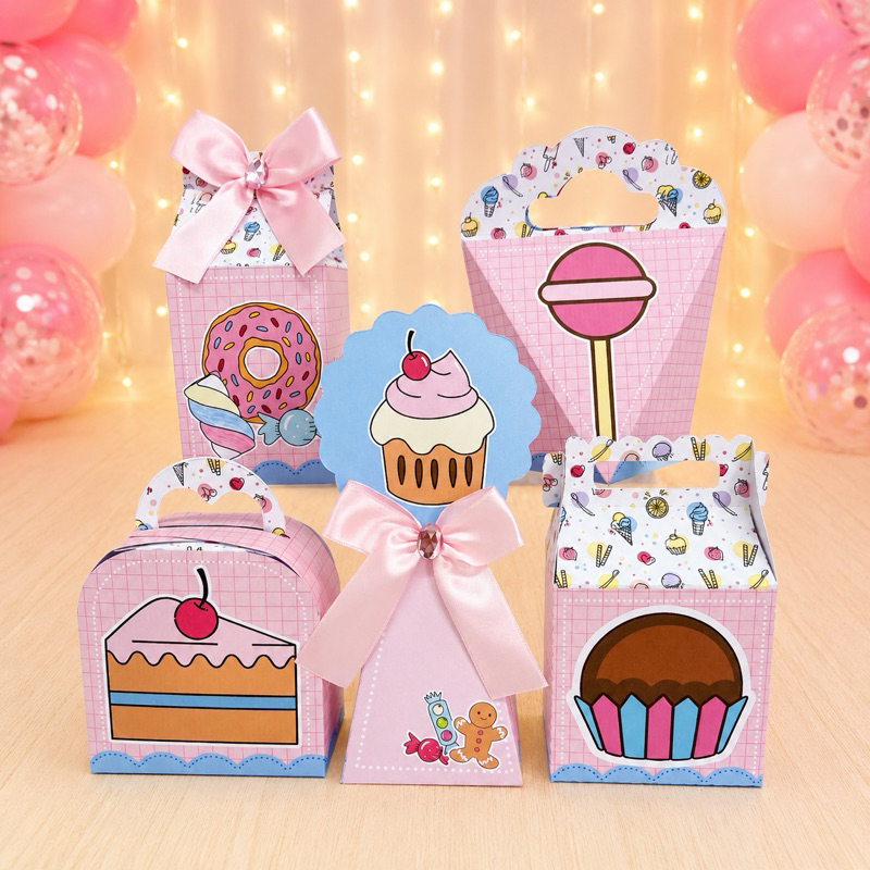 Kit Festa Confeitaria Doceria - Caixinhas para festa infantis lembrancinhas de aniversario mimos decoração personalizado