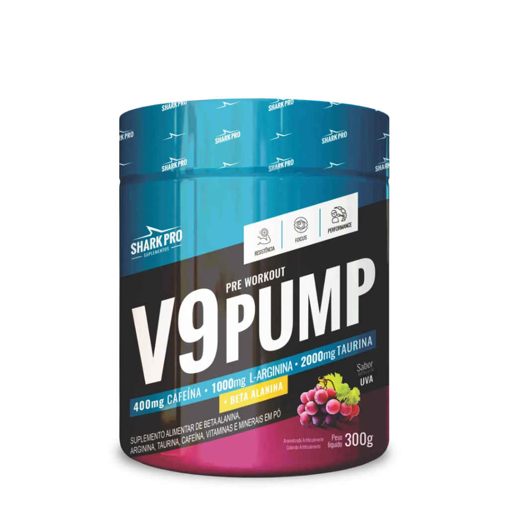 V9-PUMP PRE WORKOUT - PRÉ TREINO 300G