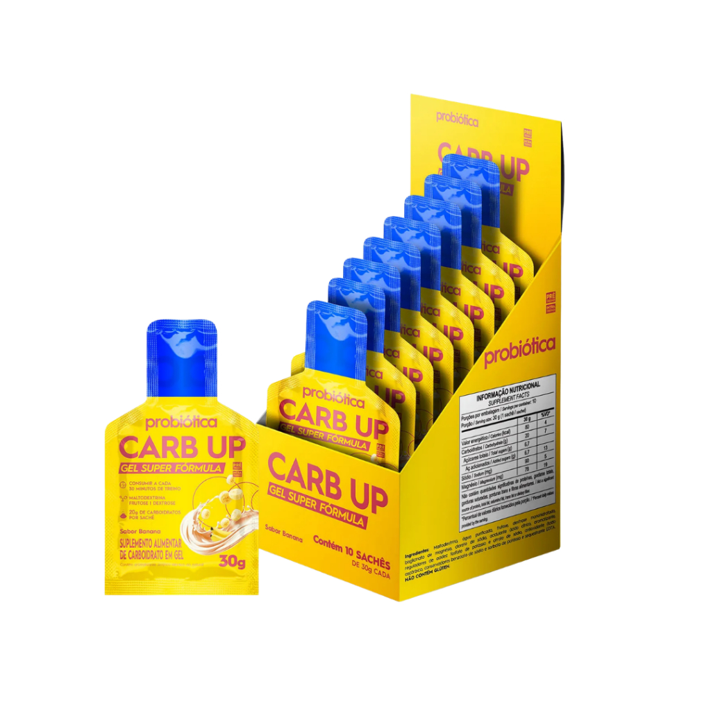 Carb Up Gel Super Fórmula (10 Saches c/ 30g) - Probiotica