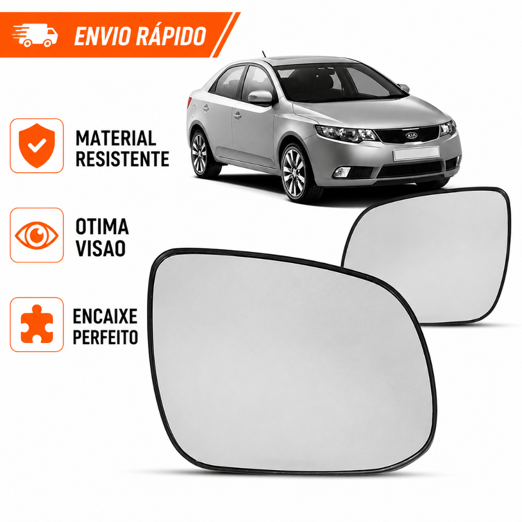 Subconjunto Retrovisor Kia Cerato 2009 2010 2011 2012 2013
