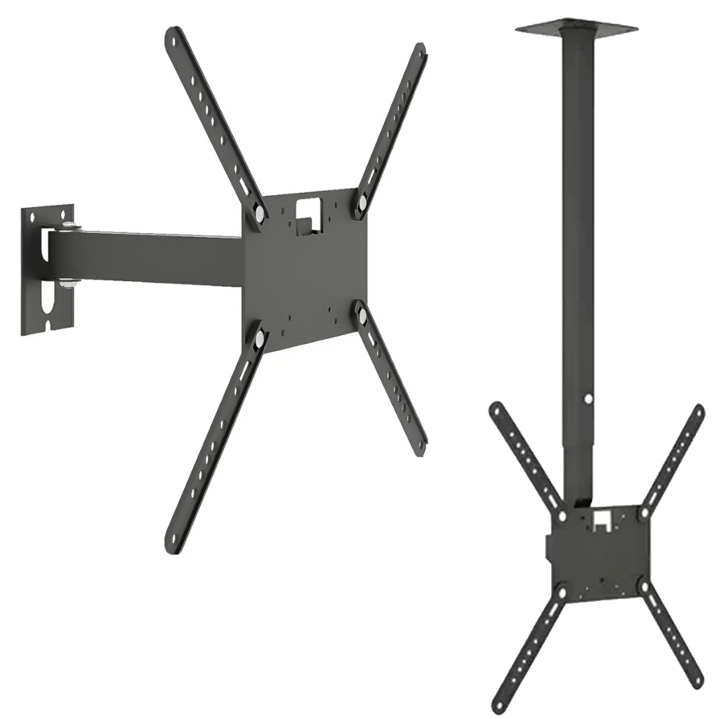Suporte Para TV Televisão Smart De Teto OU Parede Articulado Preto Resistente