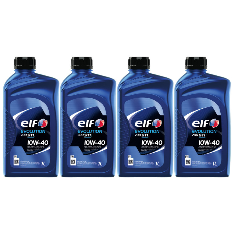 Kit 4L Óleo Motor ELF 700 STI 10W40 ELF Semissintético