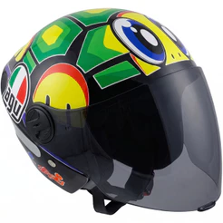 Capacete Aberto Personalizado New Liberty 3 Tartaruga Viseira Fumê