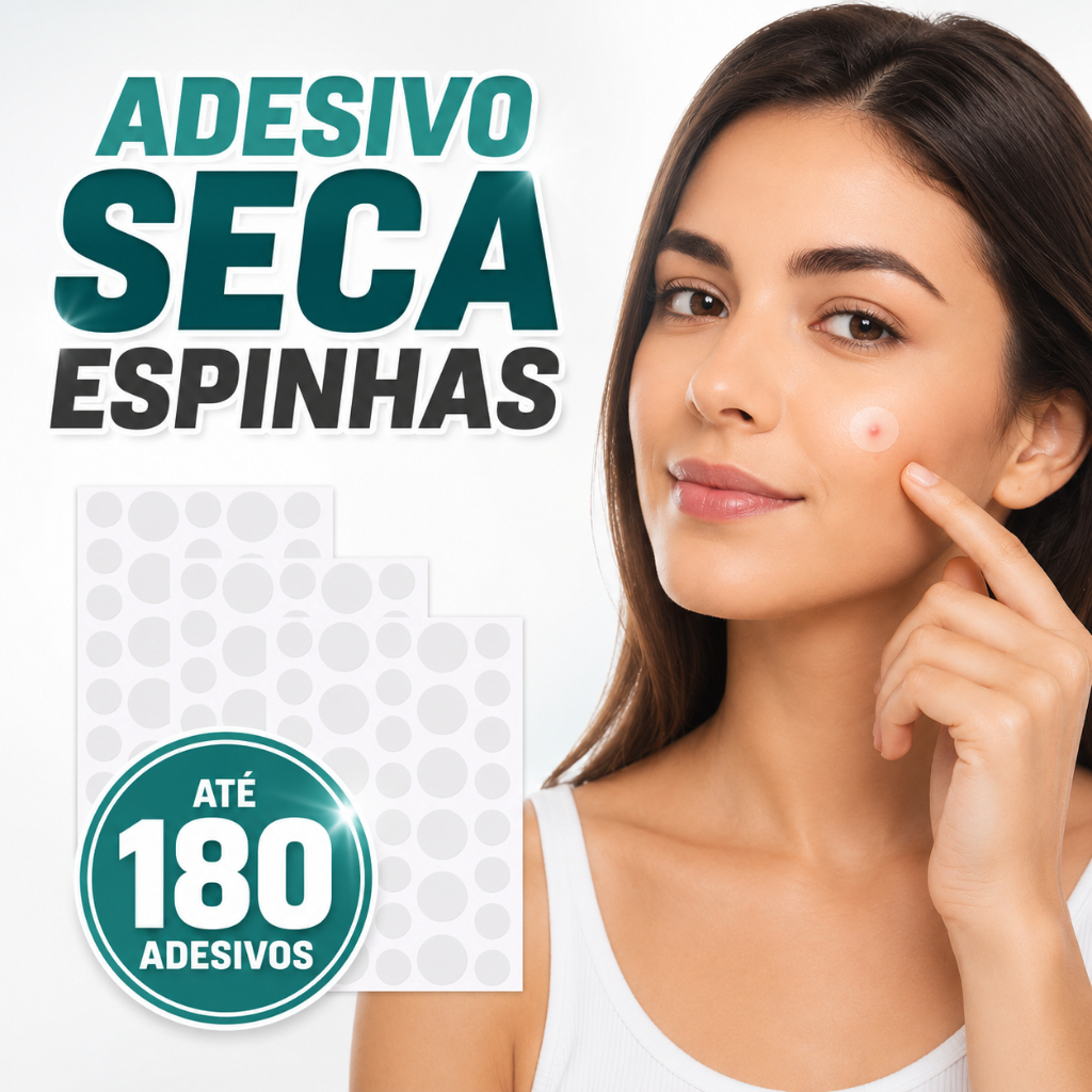36 a 180 Adesivos Seca Espinha Antiacne Transparente Trata a Pele