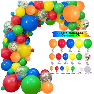 Balão Bexiga Liso Balões Colorido Kit 120 Peças Aniversário Festas Para Criança mm-qq12