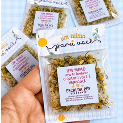 25 Envelope Escalda Pés Mimo Cliente