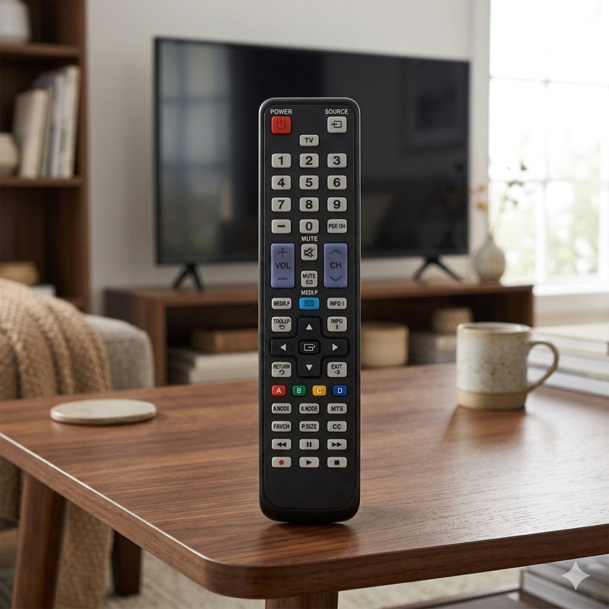 Controle Remoto Compatível Para Tv Samsung (Lcd, Led E Plasma) - Sky-7957