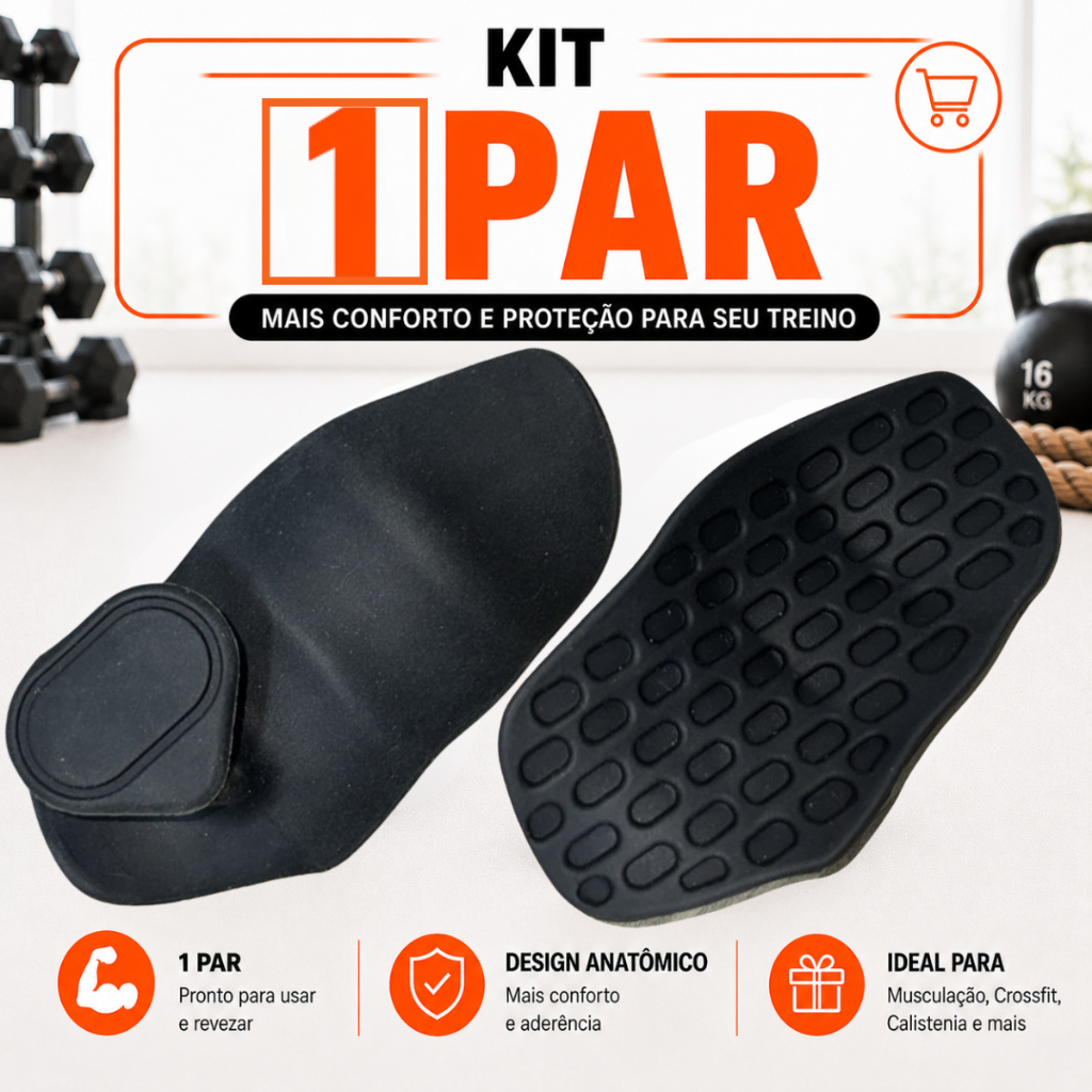 1/2/4/6 pares Luva Levantamento Peso Grip Para Mãos Silicone Musculação Treino Ergonômico…