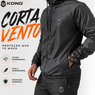 Jaqueta Masculina Kong Impermeável Corta Vento (Lages Store)