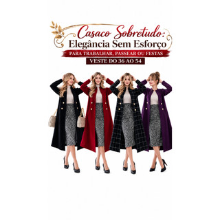 Sobretudo Blaser Moda Evangélica Plus Size Preto Aberto na Frente Estilo Casaco Feminino Sobre Tudo Cardigans Luxo