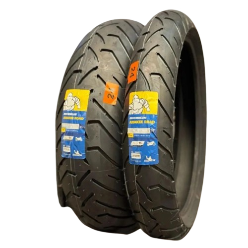 Par Pneu Moto Trail 150/70-17 + 110/80-19 Michelin Anakee Road CB500X Triumph Big trail