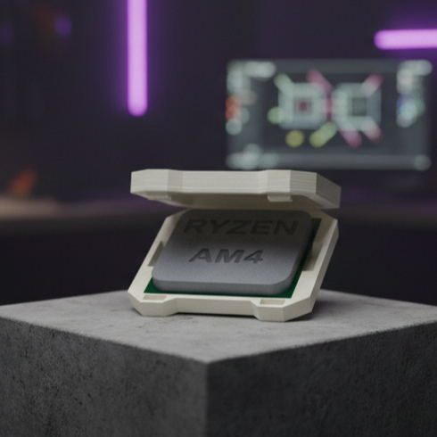 Capa Estojo Bandeja Case Processador AMD Ryzen AM4