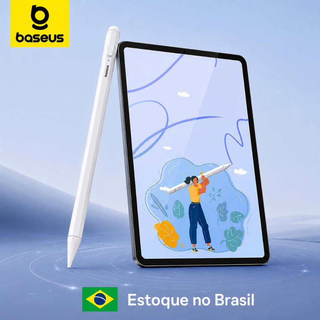 Caneta Ipad Baseus Pencil Smooth Writin Smoooth 2 Stylus Apple IOS Conexão Wirel