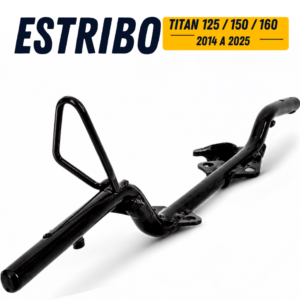 Estribo Dianteiro Honda CG Titan Fan Start 125 150 160 2014 a 2025 Pedaleira Apoio Pé Aço Reforçado